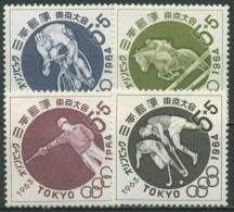 Japan 1963 Olympiade Tokyo: Radsport, Springreiten, Hockey 846/49 Postfrisch - Unused Stamps