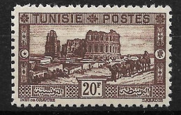 Tunisie N°180* Dentelé 11. Cote 72€ - Neufs