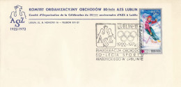 Poland Postmark (2285): D72.01.22 LUBLIN Academic Sport AZS 50 Y. (analogous) - Postwaardestukken