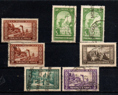 1933 - Monaco 120 X 2 + 122 X 2 + 121 + 124 + 130 Turistica         ---- - Used Stamps