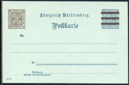 ALLEMAGNE - WURTEMBERG / 1908 ENTIER POSTAL DE SERVICE SURCHARGE (ref 8352) - Ganzsachen