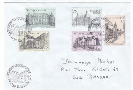 Belgique - Lettre De 1993 - Oblit Raeren - Châteaux - Ponts - Moulin à Eau - - Lettres & Documents