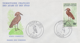 Enveloppe  FDC  1er  Jour  TERRITOIRE  FRANCAIS   Des   AFARS  Et  ISSAS     Oiseaux   1975 - Sonstige & Ohne Zuordnung