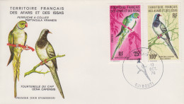 Enveloppe  FDC  1er  Jour  TERRITOIRE  FRANCAIS   Des   AFARS  Et  ISSAS     Oiseaux   1976 - Sonstige & Ohne Zuordnung