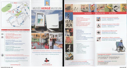 TINTIN : Depliant MUSEE HERGE - Hergé