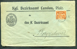 Bayern DIENST 22x GUTE PAPIERSORTE Als EF Von LANDAU (19655 - Autres & Non Classés