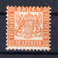 Baden 22b LUXUS ** MNH POSTFRISCH 110EUR (AA0166 - Andere & Zonder Classificatie