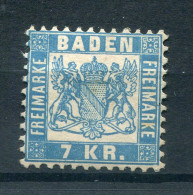 Baden 25b FARBE * MH 55EUR (78167 - Autres & Non Classés