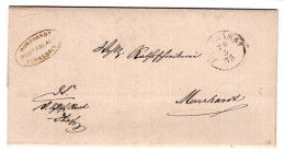 Baden 1875 POSTABLAGE Murhardt Fornsbach  (T9729 - Autres & Non Classés