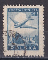 Pologne -  Poste Aérienne  Y&T  N ° 12  Oblitéré - Gebraucht