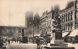 ROYAUME-UNI - St Ann's Square And Church - Manchester - Vue Panoramique - Animé - Carte Postale Ancienne - Manchester