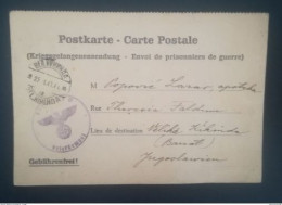 Kriegsgefangenen Sendung Oflag VI C Osnabrück 1941 Nach Vel. Kikinda-Banat-Jugoslavien. Briefstempel Censur. - Prisoners Of War Mail