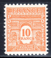 N° 629 (Arc De Triomphe) Neuf* SUPERBE: COTE= 21 € - 1944-45 Triumphbogen