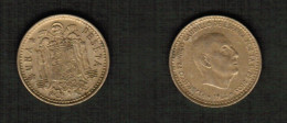 SPAIN   1 PESETA 1966 (69) (KM # 796) #7786 - 1 Peseta