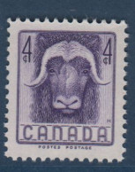 Canada, **, Yv 279, Mi 298, SG 478, Bœuf Musqué (Ovibos Moschatus) - Unused Stamps