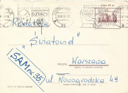 Poland Envelope Used Ck 42 S.65.VIII.04: Warsaw Barbican (postal Circulation Warszawa) - Postwaardestukken