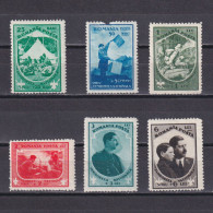ROMANIA 1932, Sc# B31-B36, CV $49, Semi-Postal, Boy Scout Jamboree, MH - Unused Stamps