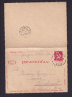 GYÖNGYÖS 1932. Zárt Levelezőlap Kecskemétre - Cartas & Documentos