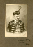 ESZTERGOM  Dr Perényi Kálmán Alispán , Dhivally Gézának Dedikált Fotó 1915. Képméret 20*13 Cm - Ancianas (antes De 1900)