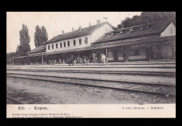 KISKAPUS 1908. Állomás, Régi Képeslap - Ungarn