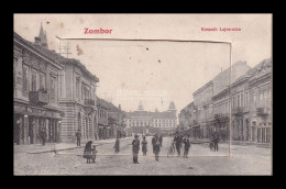 ZOMBOR 1908. Leprellós Képeslap - Ungarn