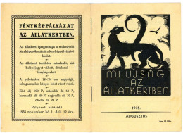 Mi újság Az állatkertben? 1935. Augusztus, Ismertető Fotókkal - Sin Clasificación