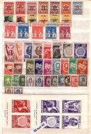 1945;1946;1947;1948;1949;1950 COMPL.– MNH Mi-468/773+Zw.19/22** Without 595 BULGARIA / BULGARIE - Volledig Jaar