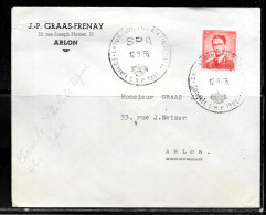 CC121 - BELGIQUE - LETTRE DE SPA DU 12/08/56 - Lettres & Documents