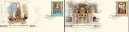 Poland 2022, Polish Madonna, 2val In 2FDC - Quadri