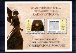 Vatican. Feuillet. 175e Anniversaire De La Fondation De L'osservatore Romano. 2021 - Neufs