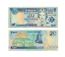 Fiji  20 Dollars 2002 QEII P-107 UNC - Figi