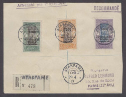 FRC - Togo. 1919 (29 April). Anglo French Occup. Atakpame - France Occup. Atakpame - France (6 June). High Values Reg Mu - Autres & Non Classés