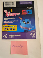 CAMBODJA   GSM SIM CARD / THE ONE SIM/ 5G/MINT IN ORIGINAL PACKING/ MINT /NEW          **16397** - Cambodge