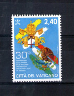 Vatican. 30e Anniversaire Des Relations Diplomatiques Avec Le Mexique. 2022 - Unused Stamps