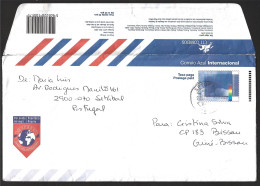 Stationery Express Mail Letter For Guinea-Bissau. Fog Stamp, Meteorology. Inglês Carta Stationery Express Mail Para Guin - Lettres & Documents