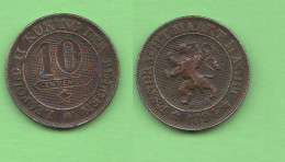 Belgium 10 Centimes 1894 Der Belgen Belgique Belgio Belgen - 10 Centimes