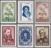 727263 MNH ARGENTINA 1970 SERIE CORRIENTE - Neufs