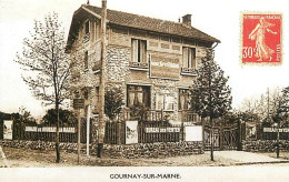 93 - Gournay Sur Marne - Reproduction De CPA - Bureau Des Ventes - Carte Publicitaire Agence Le Sautier Gournay Sur Marn - Gournay Sur Marne