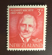 New Zealand 1957 Plunket Society MNH - Unused Stamps