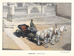 Russie - Photogravure  Par Gillot - Dim:17/24 Cm - Scènes De Russie - Sommer Troïka - Andere & Zonder Classificatie