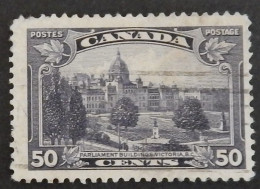 CANADA YT 188 OBLITÉRÉ "LE PARLEMENT A VICTORIA" ANNÉE 1935 - Gebraucht