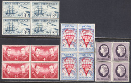 New Zealand - Ross Dep. 1957 Mint No Hinge, Blocks, Sc# L1-L4, SG - Other & Unclassified