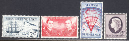 New Zealand - Ross Dep. 1957 Mint No Hinge, Blocks, Sc# L5-L8, SG - Autres & Non Classés