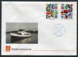 1997 Norway Riskafjord Frimerkets Dag, Stamp Day Hommersak Cover - Briefe U. Dokumente