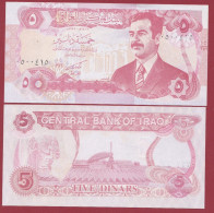 Iraq--5 Dinars  --1992---UNC---(433) - Iraq