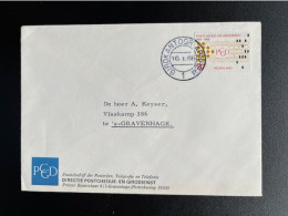 NETHERLANDS 1968 LETTER ARNHEM TO 'S GRAVENHAGE 16-01-1968 NEDERLAND POSTGIRO PCGD - Covers & Documents