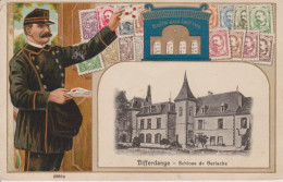 DIFFERDANGE - CHATEAU DE GERLACHE - CARTE GAUFREE - Differdange