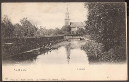 Almelo 1903 't Kolkje Met Deftige Heren In De Roeiboot - Almelo