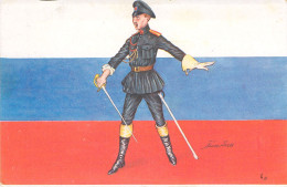 ILLUSTRATEUR - Xavier Sager - Les Drapeaux Alliés Serie 66 - 347 - Carte Postale Ancienne - Sager, Xavier