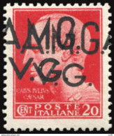 AMG. VG. - Imperiale C. 20 Esemplare Con Doppia Soprastampa - Mint/hinged